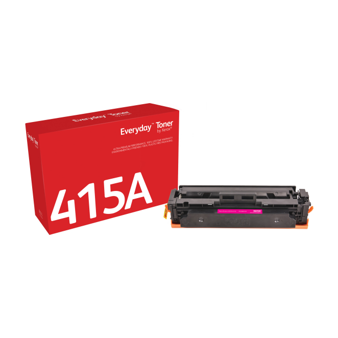 El tóner Everyday™ Magenta de Xerox es compatible con HP 415A (W2033A), Capacidad estándar