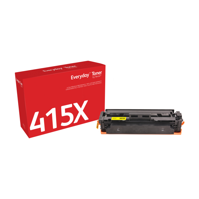 El tóner Everyday™ Amarillo de Xerox es compatible con HP 415X (W2032X), Capacidad alta