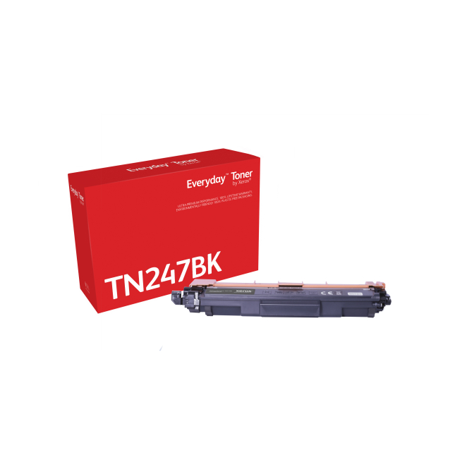 El tóner Everyday™ Negro de Xerox es compatible con Brother TN247BK, Capacidad alta