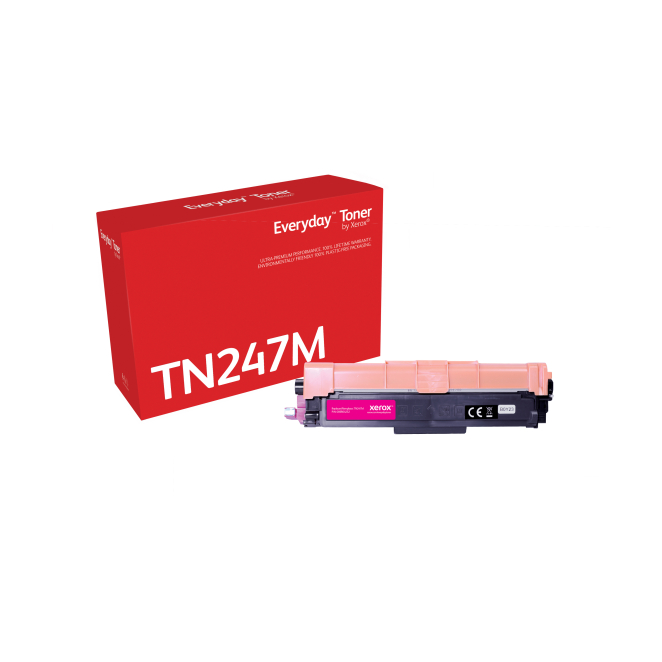 El tóner Everyday™ Magenta de Xerox es compatible con Brother TN247M, Capacidad alta