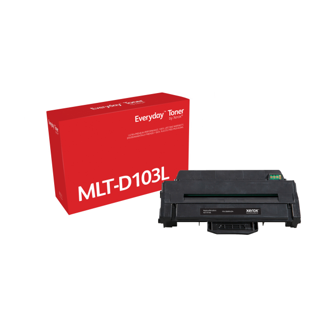 El tóner Everyday™ Negro de Xerox es compatible con Samsung MLT-D103L, Capacidad alta