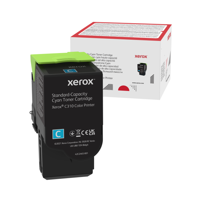 Xerox C310/C315 Cartucho de tóner cian de capacidad estándar (2000 páginas)