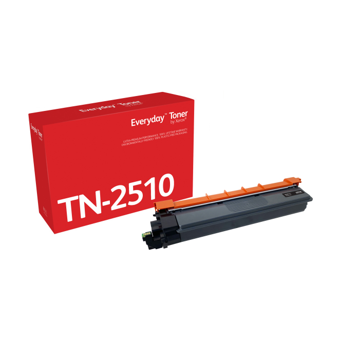 El tóner Everyday™ Negro de Xerox es compatible con Brother TN2510, Capacidad estándar
