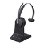 Yealink WH64 Mono Teams Auriculares Inalámbrico Diadema Oficina/Centro de llamadas USB Tipo C Bluetooth Negro