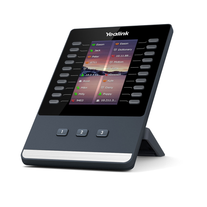 Yealink EXP43 IP módulo adicional (add-on) Negro, Gris 23 botones