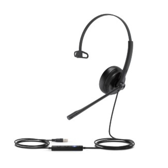 Yealink UH34 SE Mono Teams USB-A Auriculares Alámbrico Diadema Llamadas/Música USB tipo A Negro