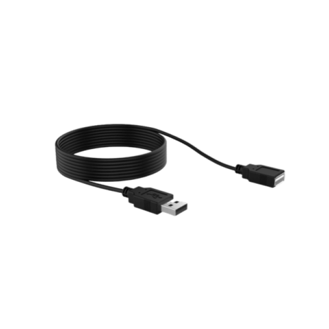 Yealink USB2-EXT-5M cable USB Negro