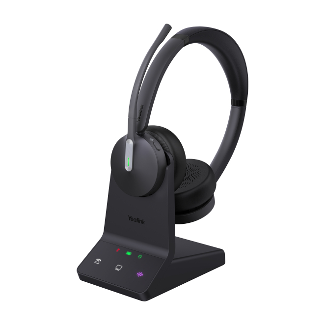 Yealink WH64 Dual UC Auriculares Inalámbrico Diadema Oficina/Centro de llamadas USB Tipo C Bluetooth Negro