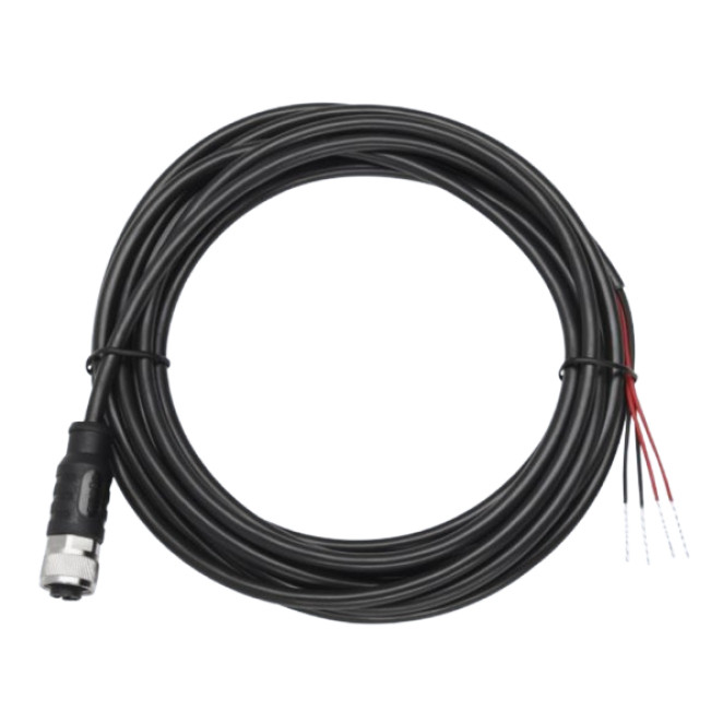 Zebra CBL-PWRD100-M1200 cable de transmisión Negro 10 m M12