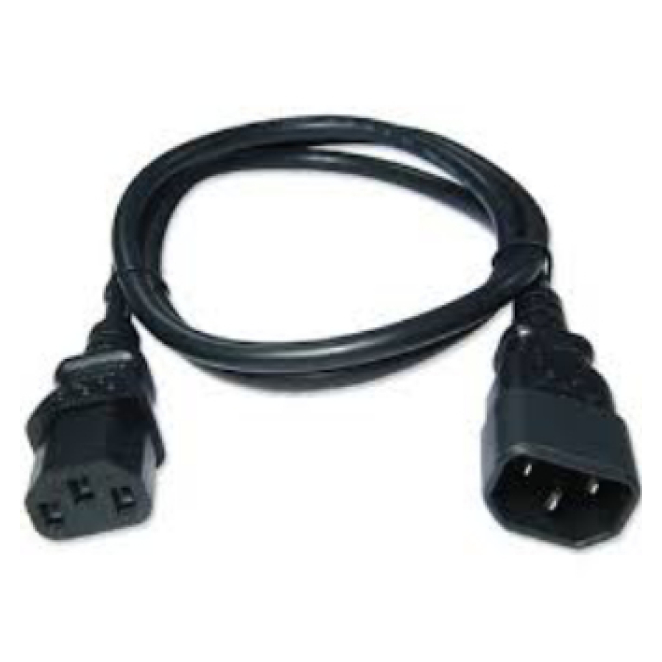 Zebra CS-CAB-IEC-L cable de transmisión Negro 1 m C13 acoplador C14 acoplador