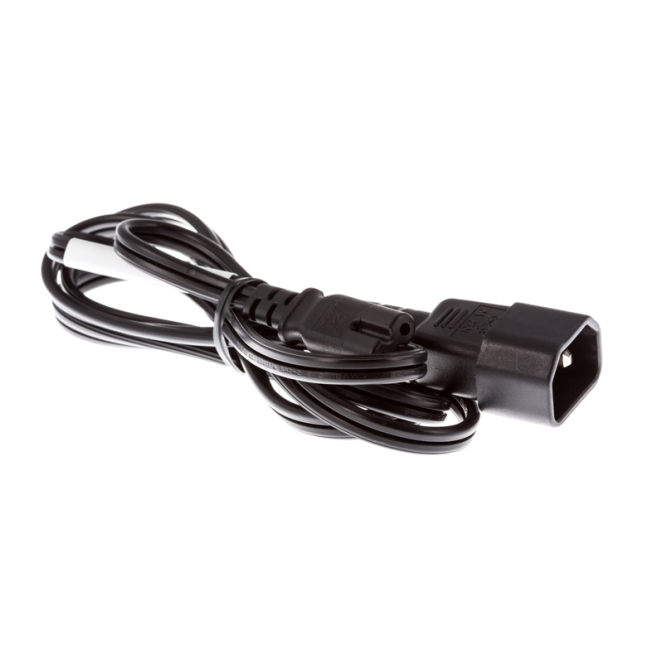 Zebra CS-CC6-IEC cable de transmisión Negro 0,5 m C7 acoplador C14 acoplador