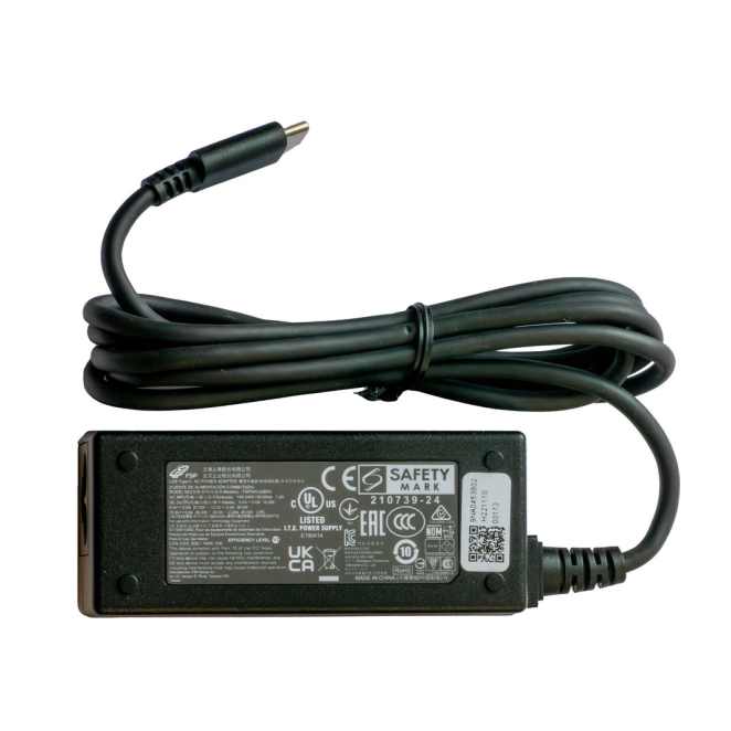 Zebra PWR-BGA15V45W-UC2-WW adaptador e inversor de corriente Interior 45 W Negro