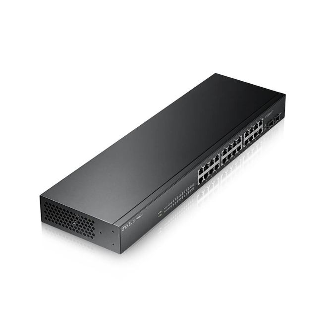 Zyxel GS-1900-24 v2 Gestionado L2 Gigabit Ethernet (10/100/1000) 1U Negro