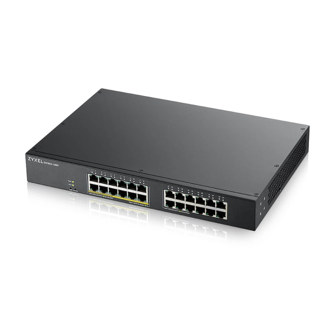 Zyxel GS1900-24EP Gestionado L2 Gigabit Ethernet (10/100/1000) Energía sobre Ethernet (PoE) Negro