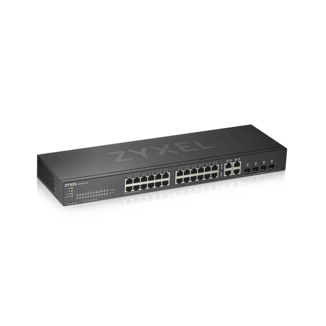 Zyxel GS1920-24V2 Gestionado Gigabit Ethernet (10/100/1000) Negro
