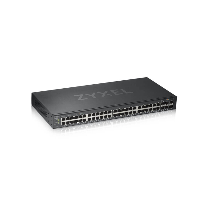 Zyxel GS1920-48V2 Gestionado Gigabit Ethernet (10/100/1000) Negro