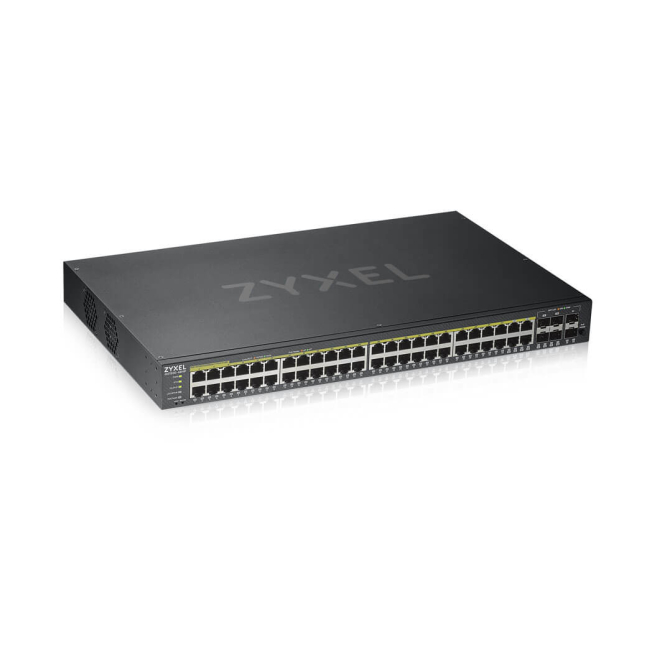 Zyxel GS1920-48HPV2 Gestionado Gigabit Ethernet (10/100/1000) Energía sobre Ethernet (PoE) Negro