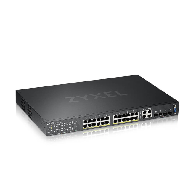 Zyxel GS2220-28HP-EU0101F switch Gestionado L2 Gigabit Ethernet (10/100/1000) Energía sobre Ethernet (PoE) Negro