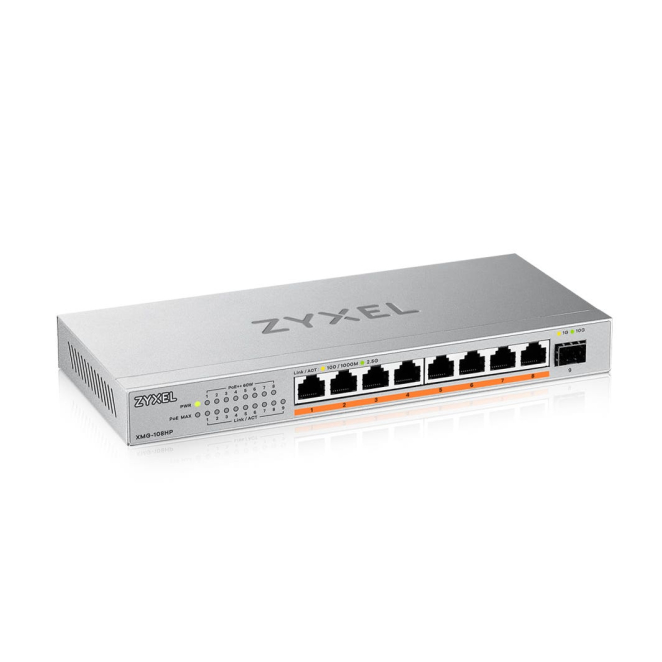 Zyxel XMG-108HP No administrado 2.5G Ethernet (100/1000/2500) Energía sobre Ethernet (PoE)