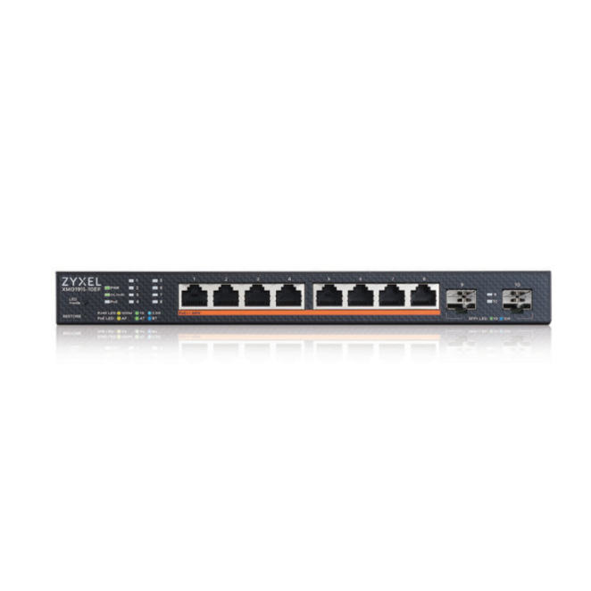 Zyxel XMG1915-10EP Gestionado L2 2.5G Ethernet (100/1000/2500) Energía sobre Ethernet (PoE)