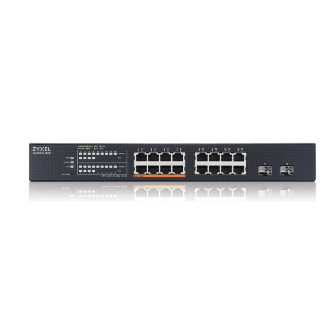Zyxel XMG1915-18EP Gestionado L2 2.5G Ethernet (100/1000/2500) Energía sobre Ethernet (PoE)