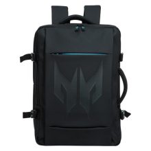 Mochila Acer Predator GP.BAG11.082 de 18 pulgadas en color negro, hecha de poliéster y diseñada para viajes