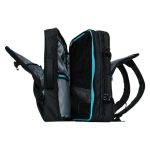 Mochila Acer Predator GP.BAG11.082 de 18 pulgadas en color negro, hecha de poliéster y diseñada para viajes