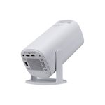 Vista frontal del proyector Acer Aopen QH15s, 180 lúmenes ANSI, resolución LCD 720p, color blanco. SKU MR.JXV11.001