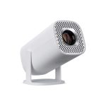 Vista frontal del proyector Acer Aopen QH15s, 180 lúmenes ANSI, resolución LCD 720p, color blanco. SKU MR.JXV11.001