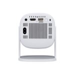 Vista frontal del proyector Acer Aopen QH15s, 180 lúmenes ANSI, resolución LCD 720p, color blanco. SKU MR.JXV11.001