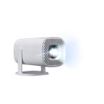 Vista frontal del proyector Acer Aopen QH15s, 180 lúmenes ANSI, resolución LCD 720p, color blanco. SKU MR.JXV11.001