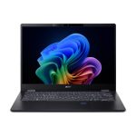 Portátil Acer TravelMate P6 14 AI, pantalla táctil WUXGA de 14 pulgadas, Intel Core Ultra 7 258V, 32GB LPDDR5x-SDRAM, 1TB SSD, Wi-Fi 7 (802.11be), Windows 11 Pro, SKU: NX.BJMEB.002