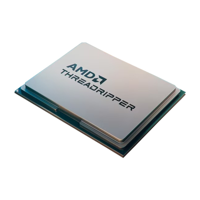 AMD Ryzen Threadripper 7960X Procesador de Alto Rendimiento 4.2 GHz Imagen del procesador AMD Ryzen Threadripper 7960X con velocidad de 4,2 GHz y 128 MB de caché L3, SKU 100-000001352.