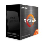 Imagen del procesador AMD Ryzen 7 5800X con 8 núcleos, frecuencia de 3,8 GHz y 32 MB L3, SKU 100-100000063WOF