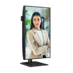 Pantalla para PC AOC de 23.8 pulgadas con resolución 1920 x 1080 Pixeles Full HD color negro, modelo 24P4U.