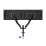 Soporte para monitor AOC AD110DX de escritorio en color negro, diseñado para pantallas de hasta 32 pulgadas (81,3 cm) con SKU AD110DX