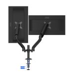 Soporte para monitor AOC AD110DX de escritorio en color negro, diseñado para pantallas de hasta 32 pulgadas (81,3 cm) con SKU AD110DX