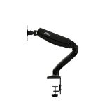 Soporte de escritorio negro para monitor AOC de 32 pulgadas modelo AS110D0. Ideal para ampliar el espacio de trabajo en la oficina.