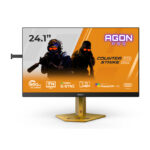 Monitor AOC AGON PRO CS24A para PC de 24.1 pulgadas, resolución 1920 x 1080 Pixeles, Full HD con tecnología LED, color negro, SKU: CS24A