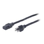 APC cable de alimentación de 2.4 metros en color negro con conector NEMA 5-15P y acoplador C13. SKU: AP9893