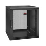 APC NetShelter WX 12U Single Hinged Wall-mount Enclosure, 600mm deep, black, SKU AR112SH6