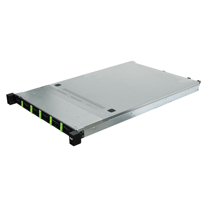 Asrock 1U12E-GENOA/2L2T servidor barebone AMD SoC LGA 6096 Bastidor (1U) Gris 2 Vista de puertos y conectividad del Asrock 1U12E-GENOA/2L2T