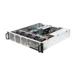 Servidor barebone Asrock 2U1G-B650 con chipset AMD B650 en bastidor 2U color plata, SKU 2U1G-B650.