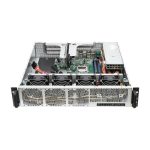 Servidor barebone Asrock 2U1G-B650 con chipset AMD B650 en bastidor 2U color plata, SKU 2U1G-B650.