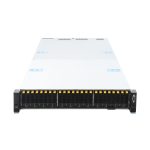 Imagen del servidor barebone Asrock 2U24E-GENOA2 con procesador AMD SoC y socket LGA 6096, diseñado para montaje en bastidor (2U), en colores negro y gris, SKU 2U24E-GENOA2