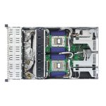 Imagen del servidor barebone Asrock 2U24E-GENOA2 con procesador AMD SoC y socket LGA 6096, diseñado para montaje en bastidor (2U), en colores negro y gris, SKU 2U24E-GENOA2