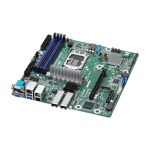Placa base Asrock EC262D4U2-2L2Q/E810 micro ATX Intel C262 LGA 1700 con doble puerto LAN y soporte para múltiples tarjetas de expansión
