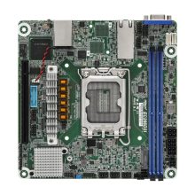 Placa base Asrock EC266D2I con chipset Intel C266, socket LGA 1700 y formato mini ITX. SKU: EC266D2I