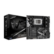 Imagen de la Asrock WRX90 WS EVO, una placa base AMD WRX90 con Socket sTR5 y formato EEB, SKU WRX90 WS EVO
