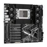 Imagen de la Asrock WRX90 WS EVO, una placa base AMD WRX90 con Socket sTR5 y formato EEB, SKU WRX90 WS EVO